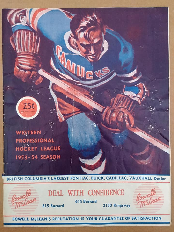 1962-63 Vancouver - The Old Western Hockey League - WHL